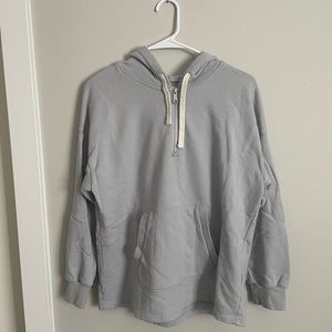 Madewell half zip hoodie